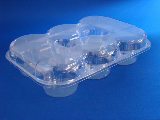 T3272 6 Pack Muffin Clamshell Container